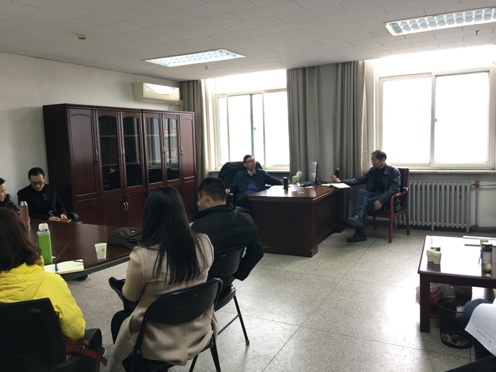 地理科学学院申报国家自然基金教师与孙九林院士会谈